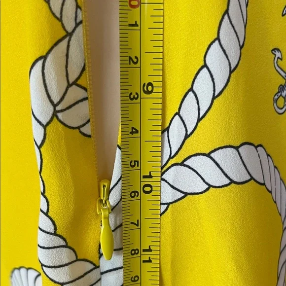 Like new CAbi Yellow Nautical Print Blouse - Picture 14 of 16